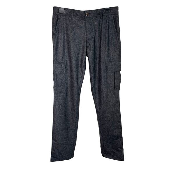 Suit Supply Toyko Wool Cargo Trouser Pants Grey Men's Size 44 (US 28) NWT - Picture 1 of 8